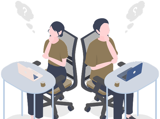 悩みを持つビジネスマン